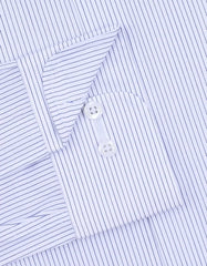 Stripe Navy Classic Fit Shirt FS2904-2RF-15.5
