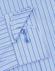 Stripe Blue Classic Fit Shirt FS2905-1RF-15.5