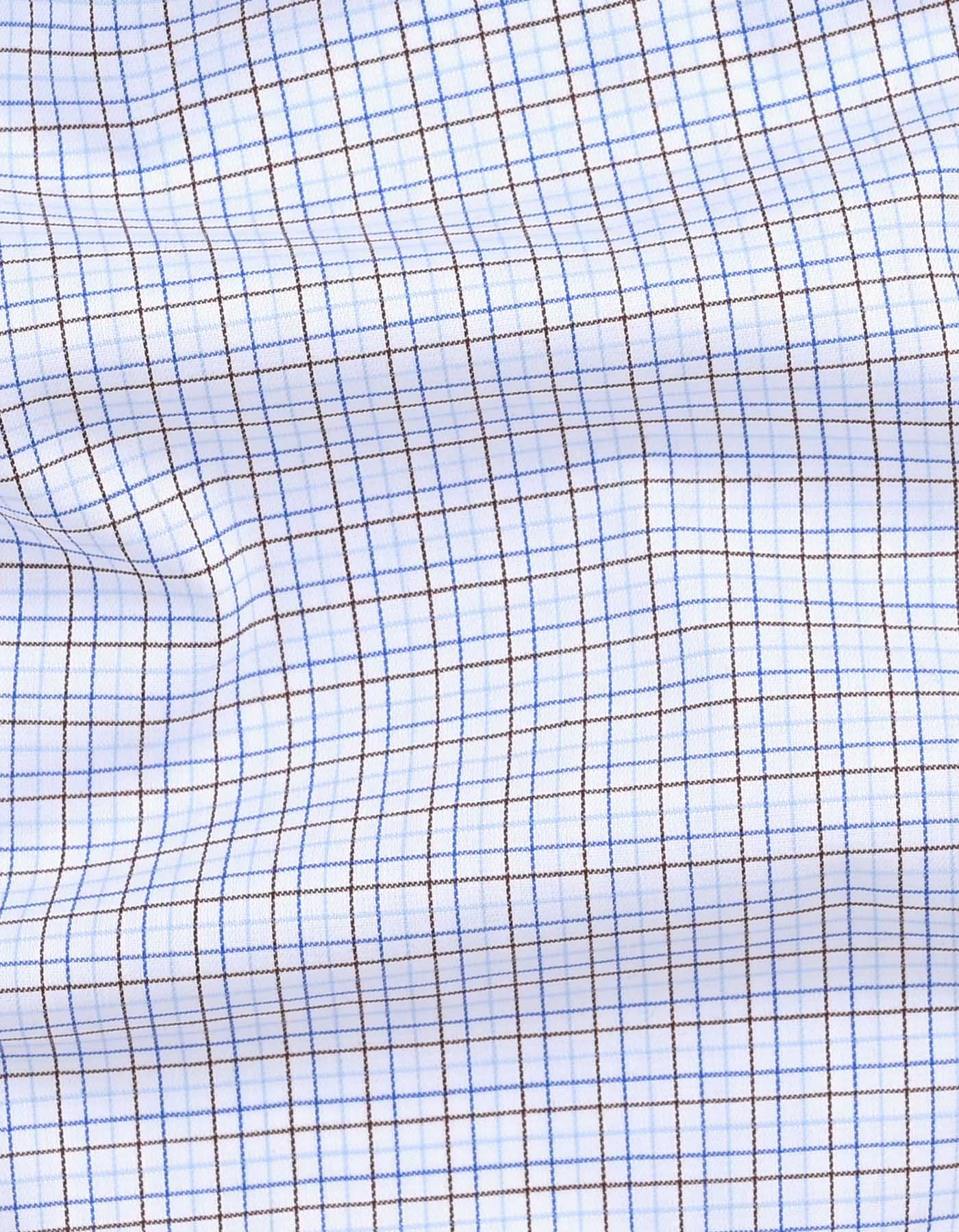 Check Brown Classic Fit Shirt FS2905RF-16.5