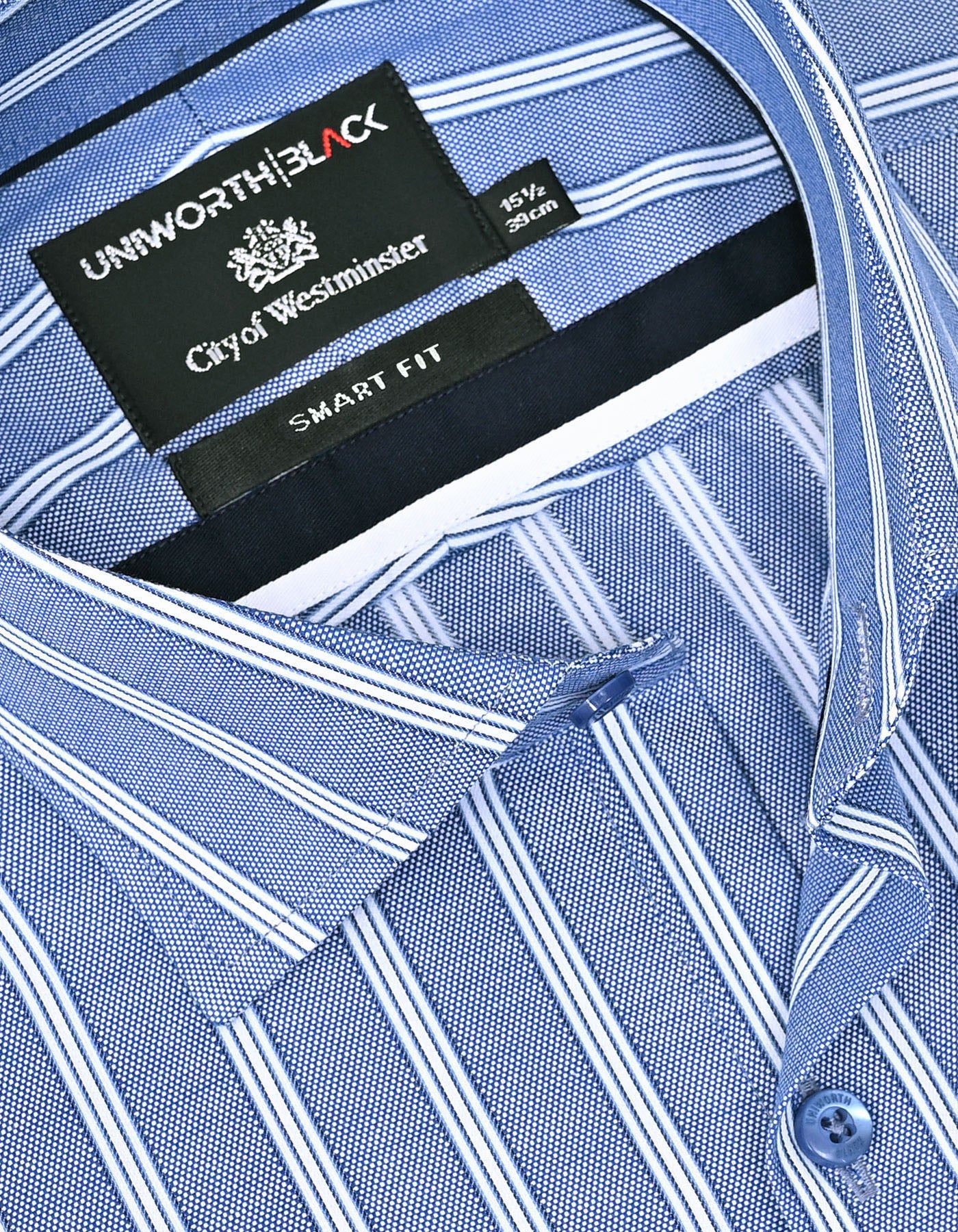 Stripe Navy Tailored Smart Fit Shirt FS2906-1SF-16