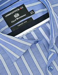 Stripe Navy Tailored Smart Fit Shirt FS2906-1SF-16