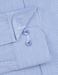 Check Blue Tailored Smart Fit Shirt FS2907SF-15.5