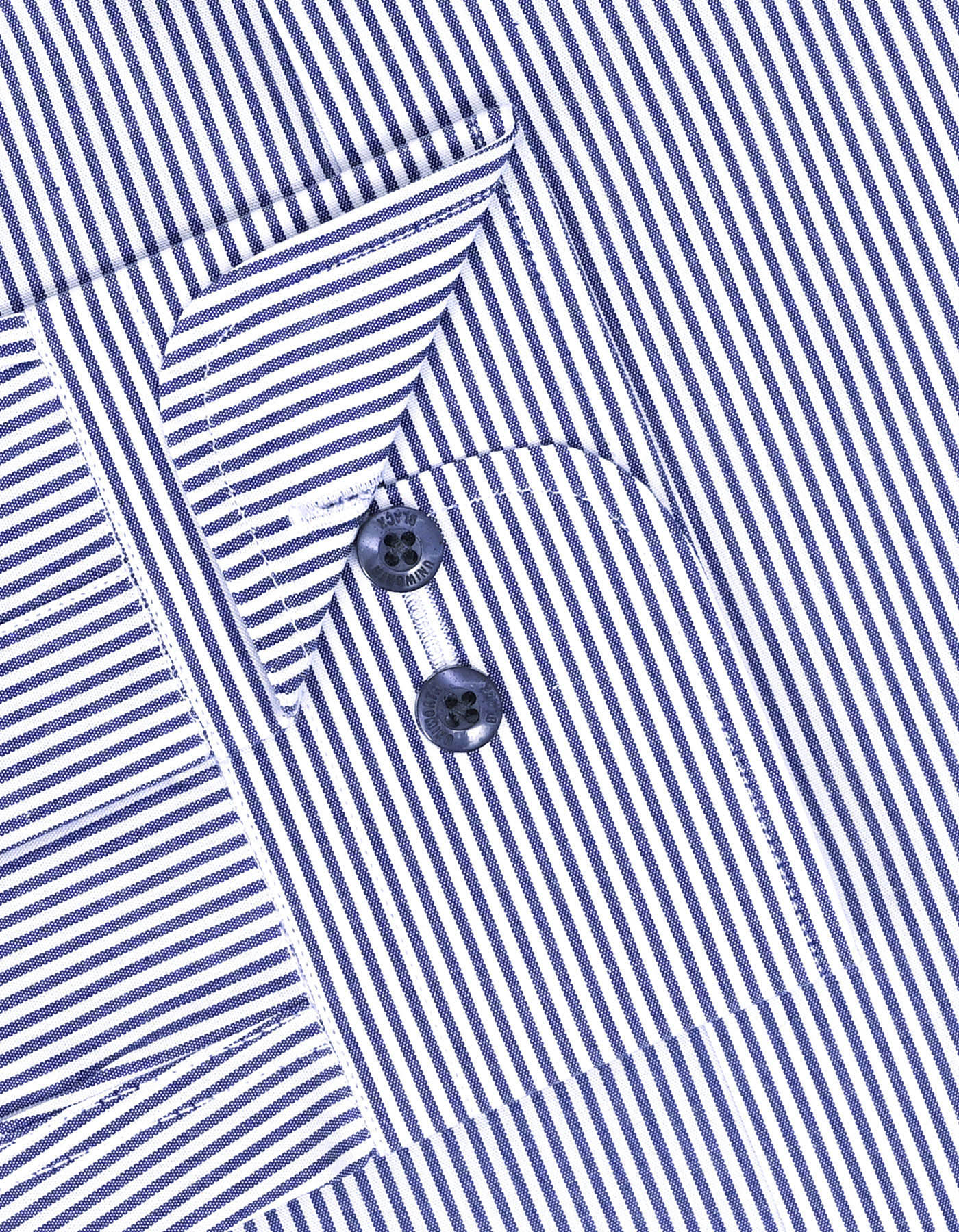 Stripe Navy Classic Fit Shirt FS2908RF-15.5