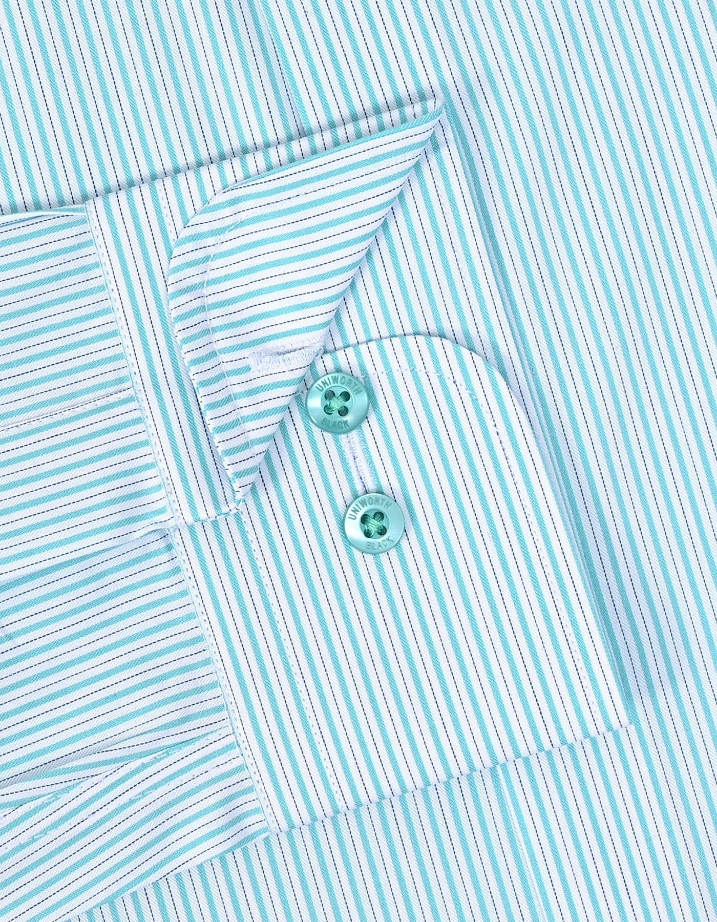 Stripe D Cyan Classic Fit Shirt FS2909-1RF-15.5