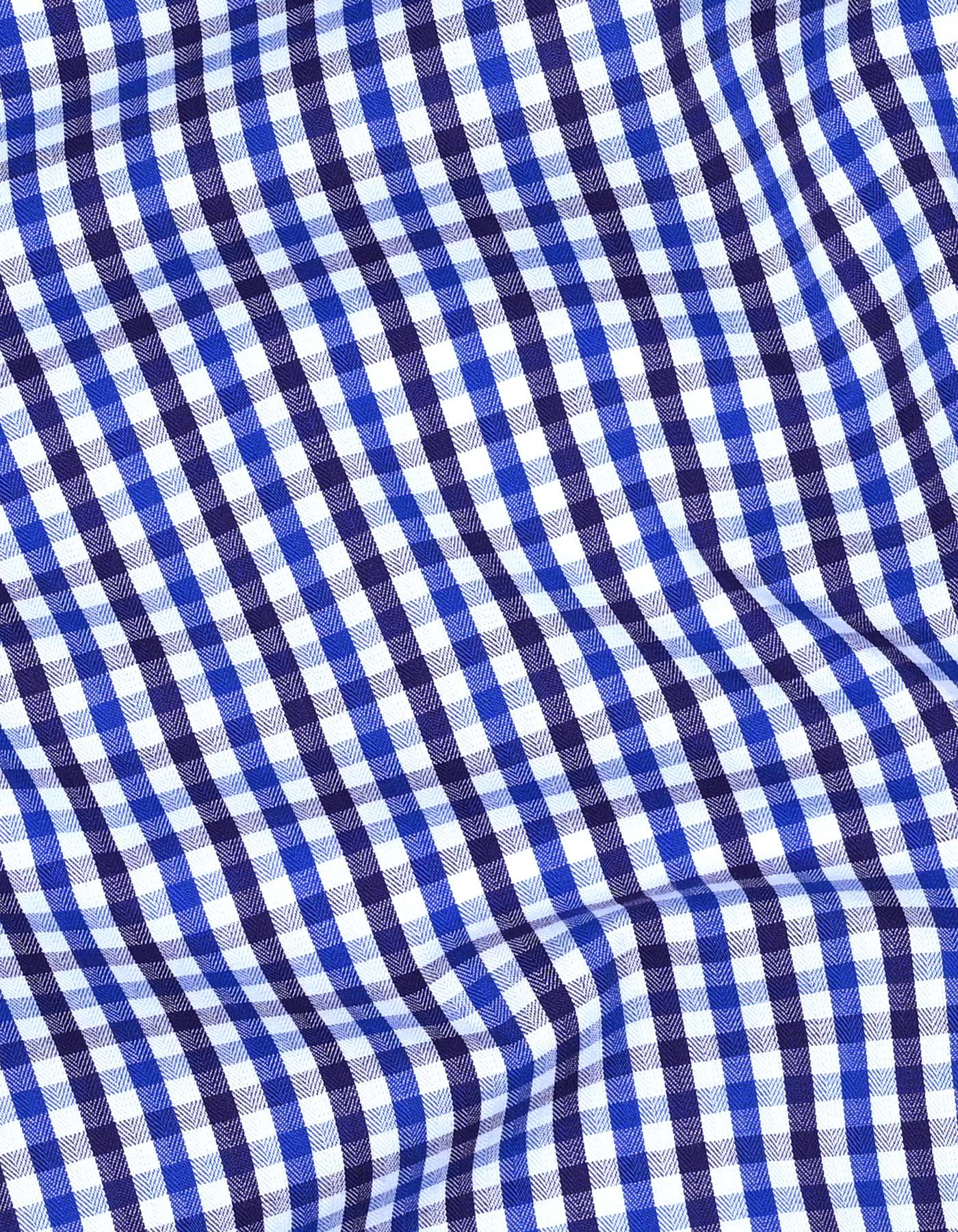 Check Royal Blue Classic Fit Shirt FS2909RF-16