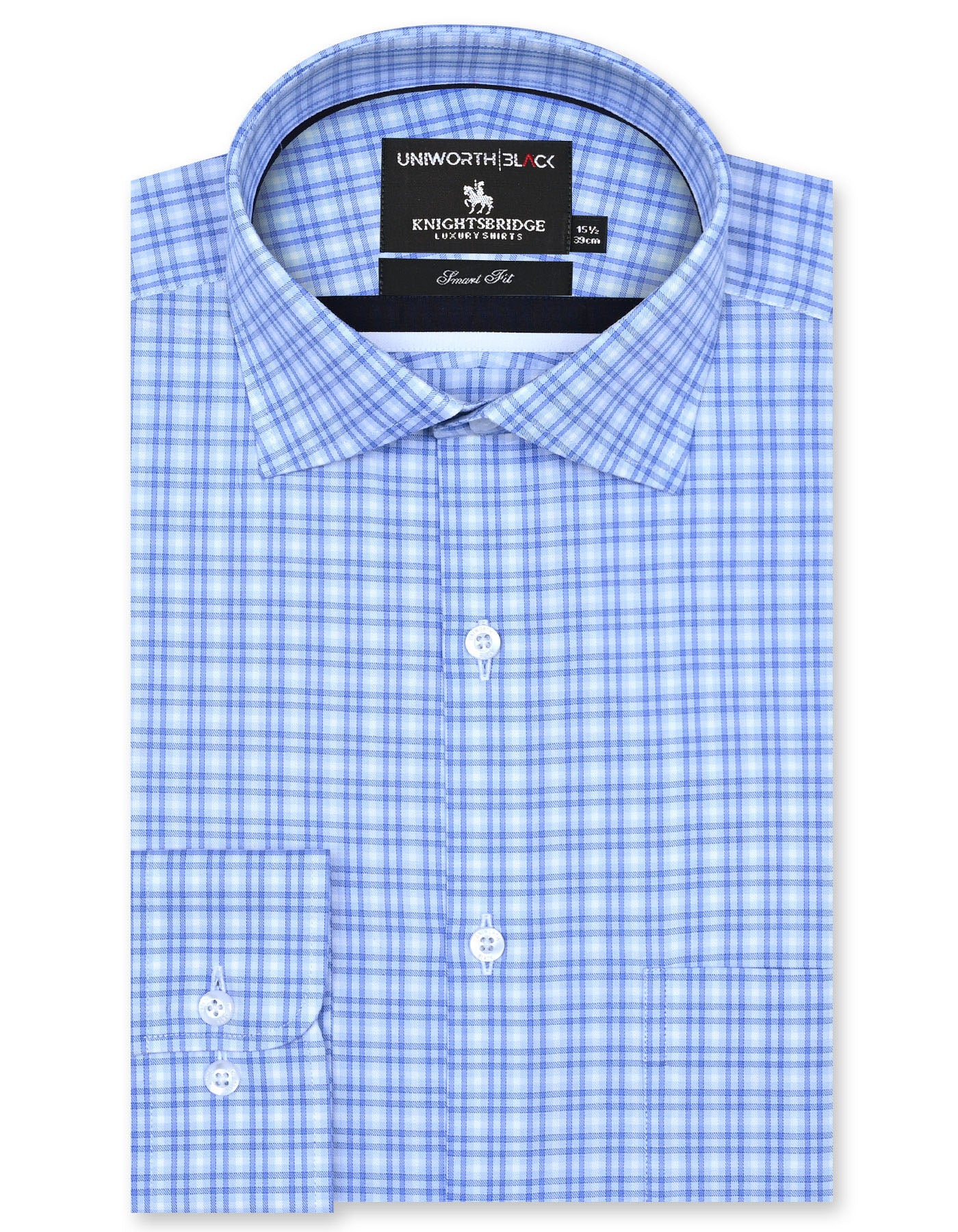Check Sky Tailored Smart Fit Shirt FS2915SF-14.5