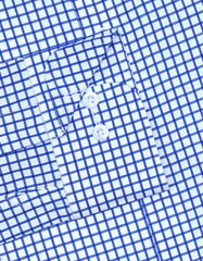 Check Royal Blue Classic Fit Shirt FS2916RF-15.5