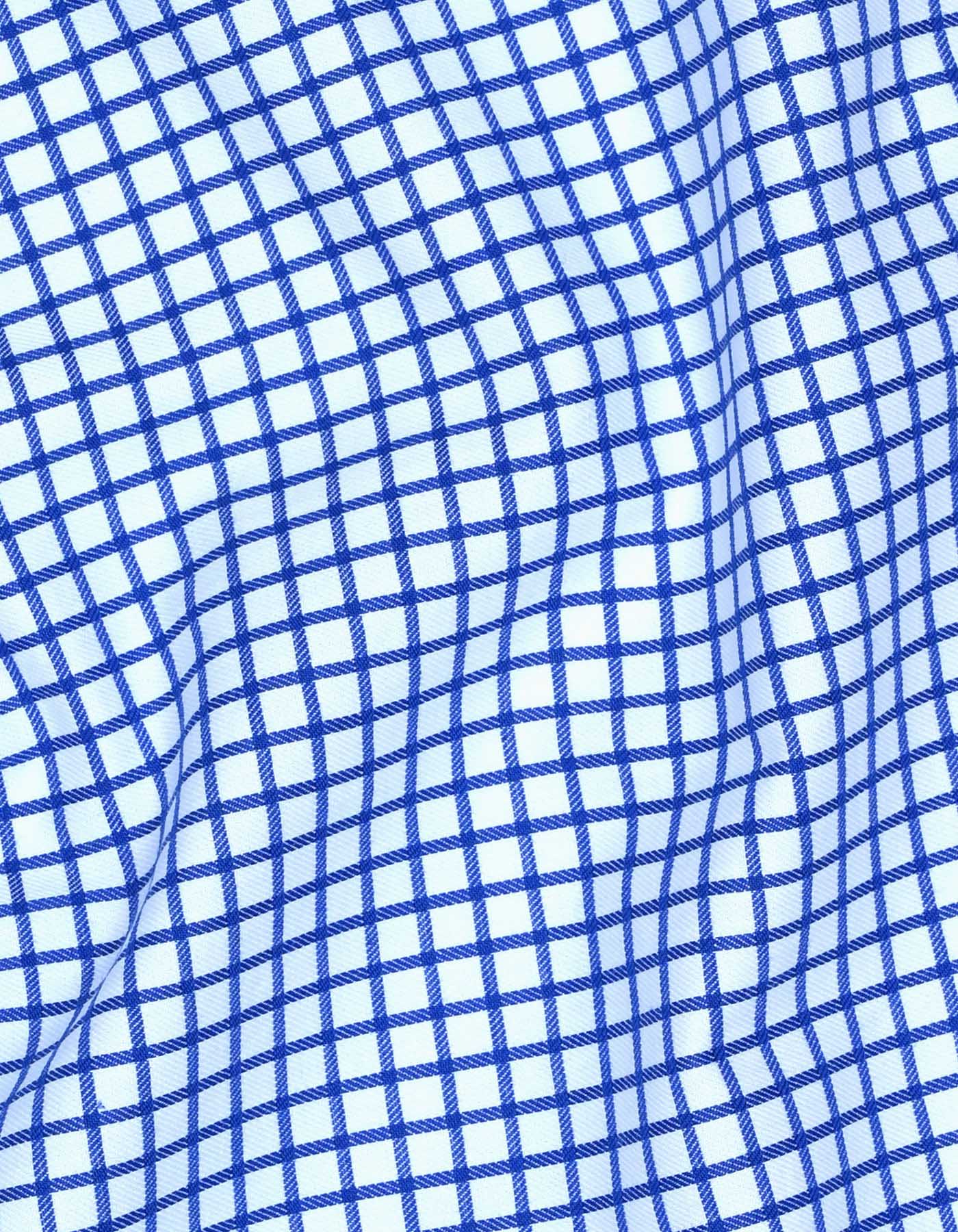 Check Royal Blue Classic Fit Shirt FS2916RF-16