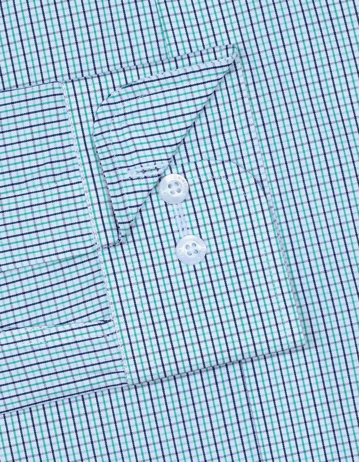 Check Green Classic Fit Shirt FS2917RF-15.5