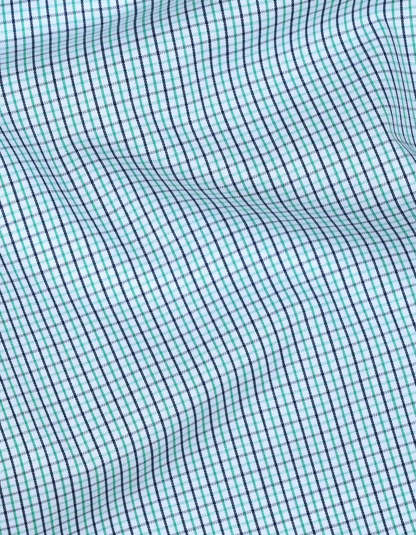 Check Green Classic Fit Shirt FS2917RF-16