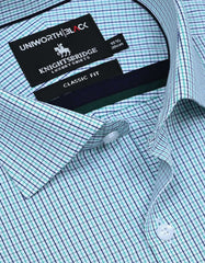 Check Green Classic Fit Shirt FS2917RF-15