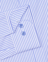 Stripe Blue Tailored Smart Fit Shirt FS2921-1SF-15.5