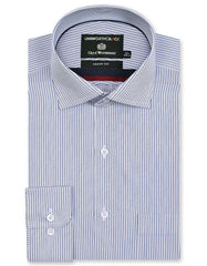 Stripe Royal Blue Tailored Smart Fit Shirt FS2927-1SF-14.5