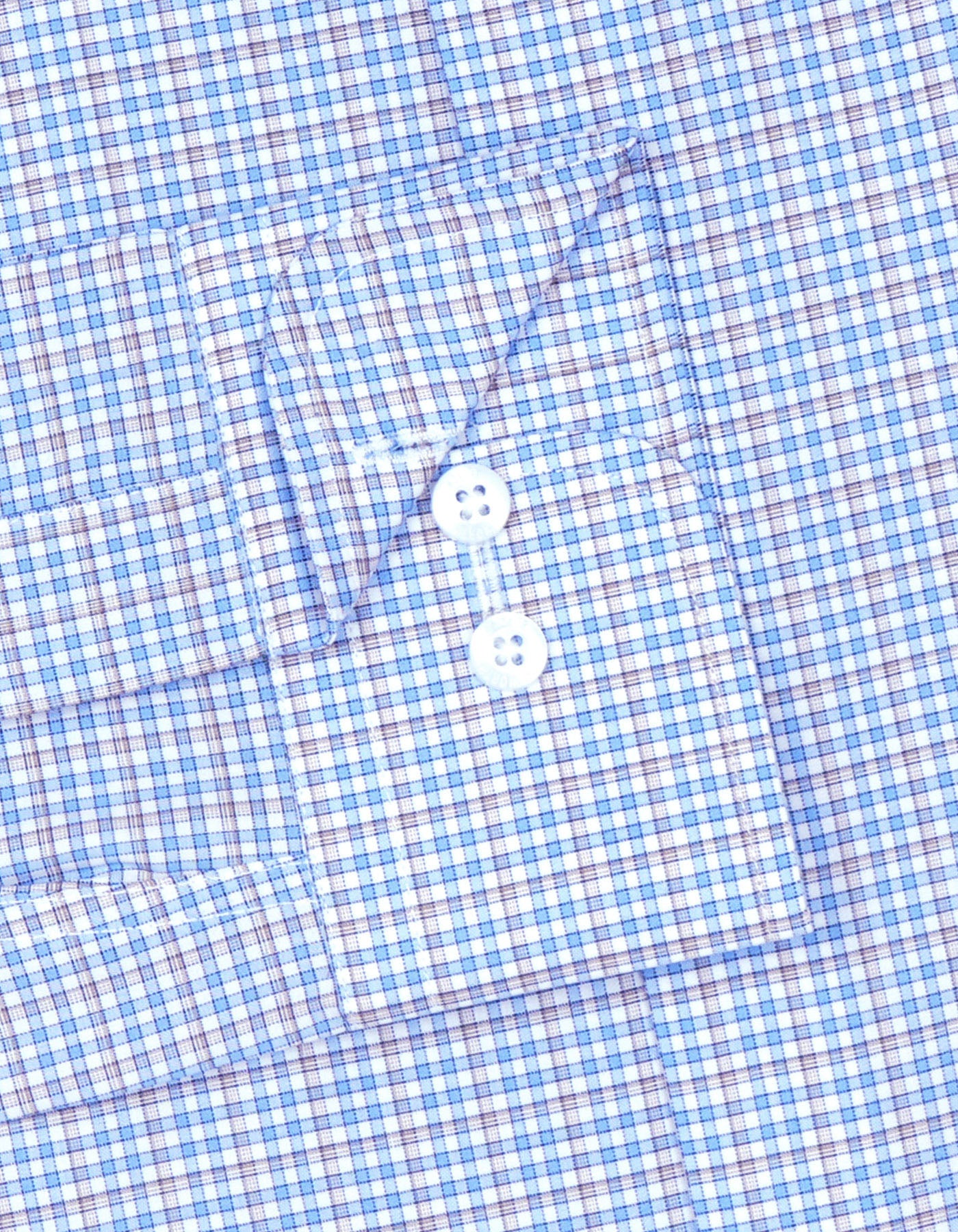 Check Blue Classic Fit Shirt FS2928RF-15.5