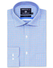 Check Blue Classic Fit Shirt FS2928RF-14.5