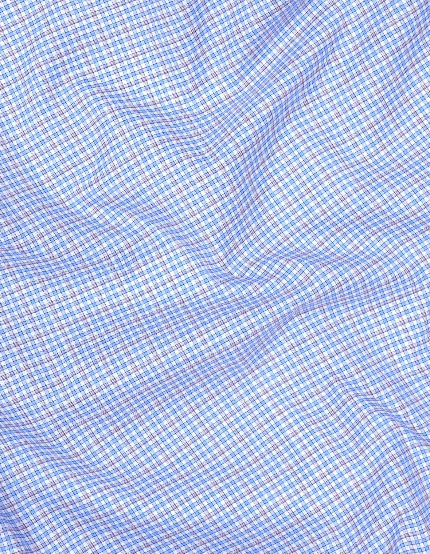 Check Blue Smart Fit Shirt FS2928SF-16