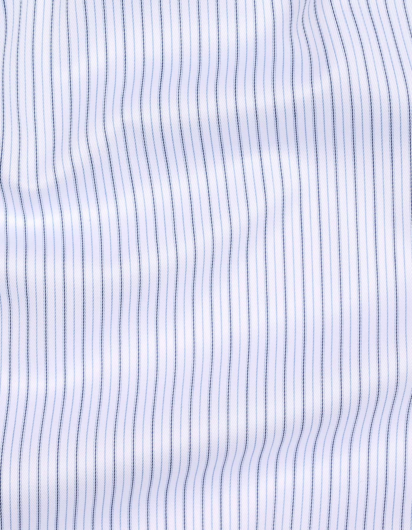 Stripe Navy Tailored Smart Fit Shirt FS2930SF-16