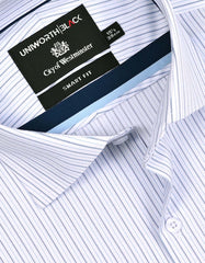 Stripe Navy Tailored Smart Fit Shirt FS2930SF-15
