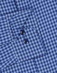 Check M Blue Tailored Smart Fit Shirt FS2932-1SF-15.5