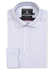 Stripe Blue Classic Fit Shirt FS2932-2RF-14.5
