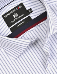 Stripe Blue Tailored Smart Fit Shirt FS2932-2SF-15