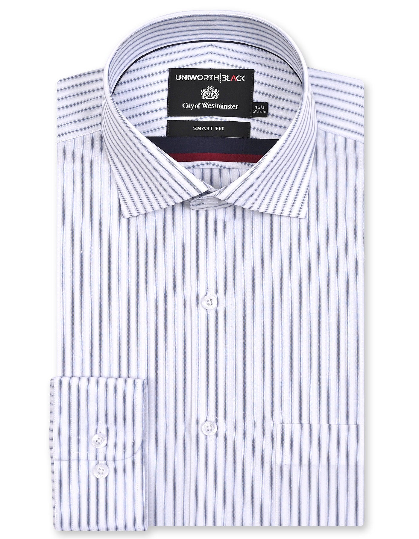 Stripe Blue Tailored Smart Fit Shirt FS2932-2SF-14.5