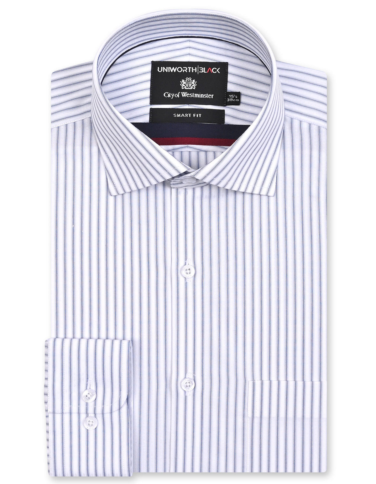 Stripe Blue Tailored Smart Fit Shirt FS2932-2SF-14.5
