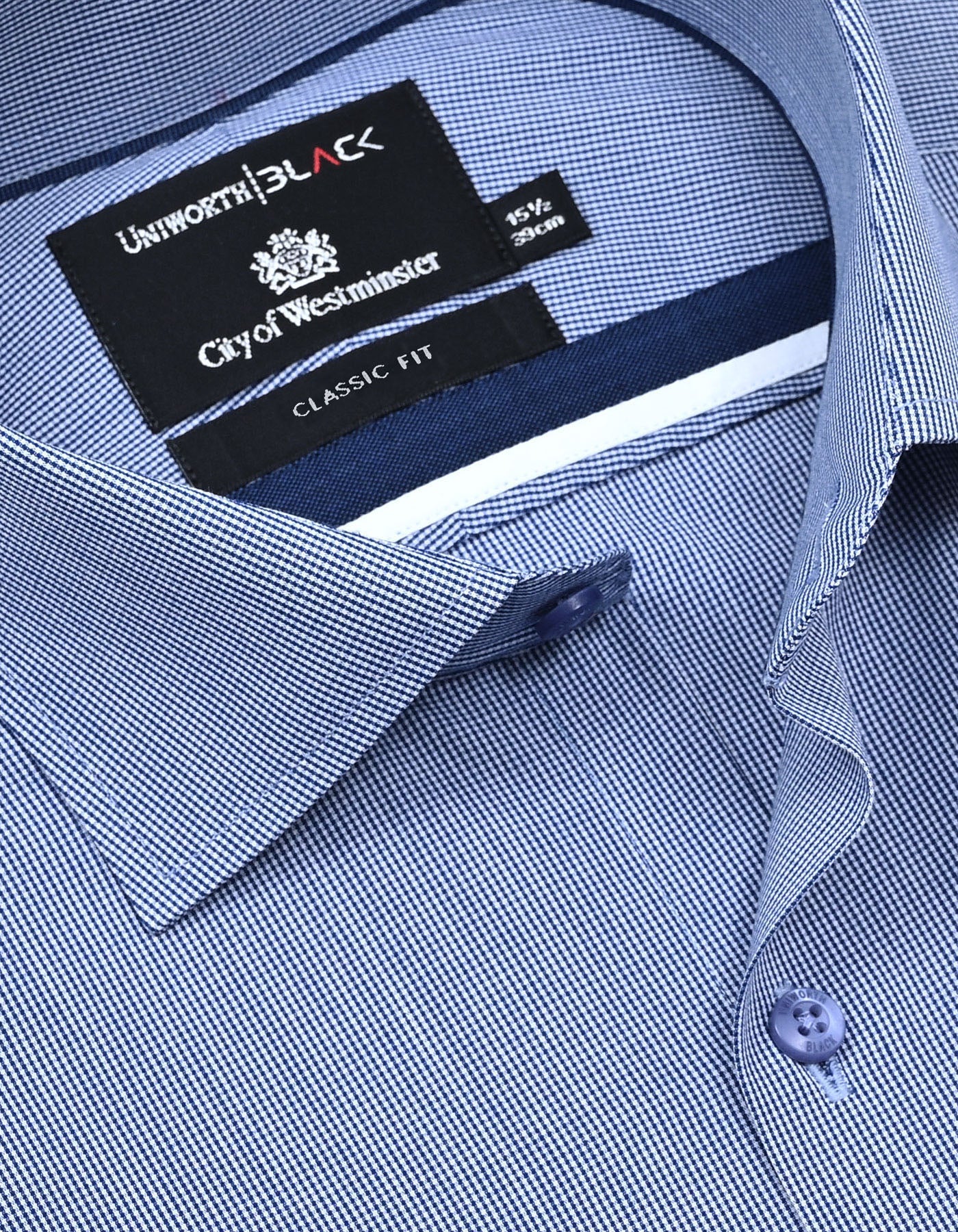 Check Blue Classic Fit Shirt FS2934RF-15