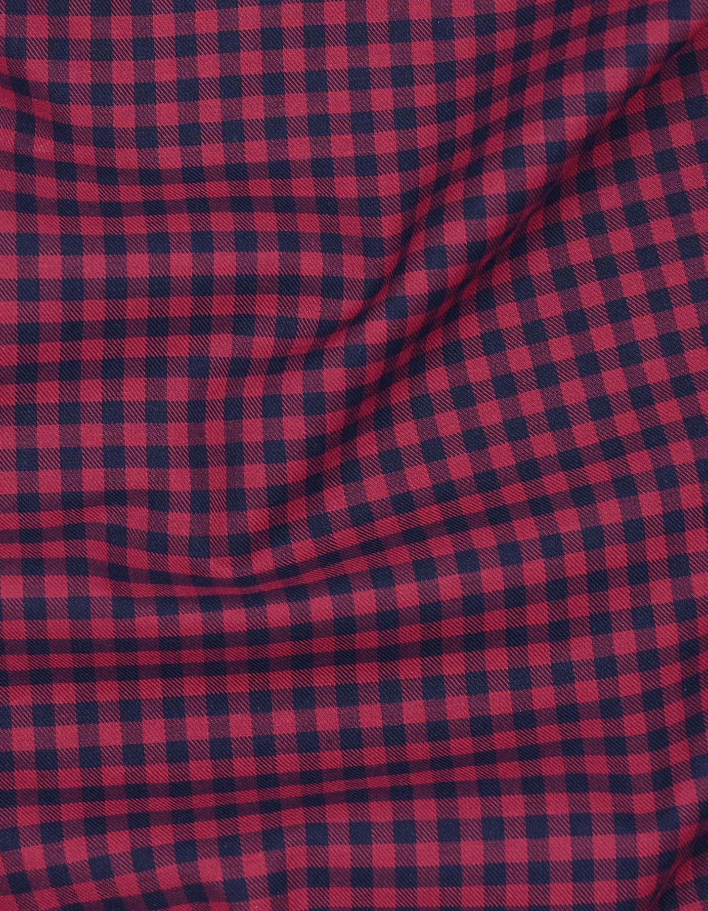 Check Maroon Classic Fit Shirt FS2935RF-16
