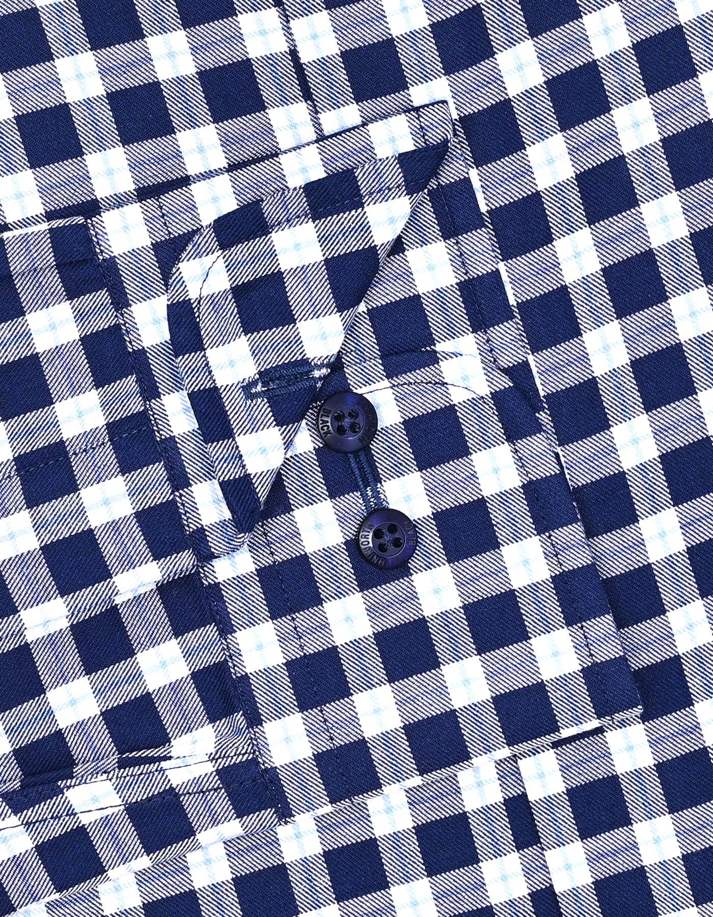 Check Navy Classic Fit Shirt FS2937-1RF-15.5