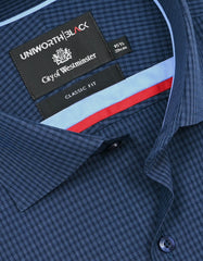Check Navy Classic Fit Shirt FS2940RF-15