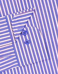Stripe Blue Classic Fit Shirt FS2943RF-15.5