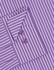 Stripe L Purple Classic Fit Shirt FS2944-1RF-15.5