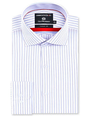 Stripe Red Classic Fit Shirt FS2945-1RF-14.5