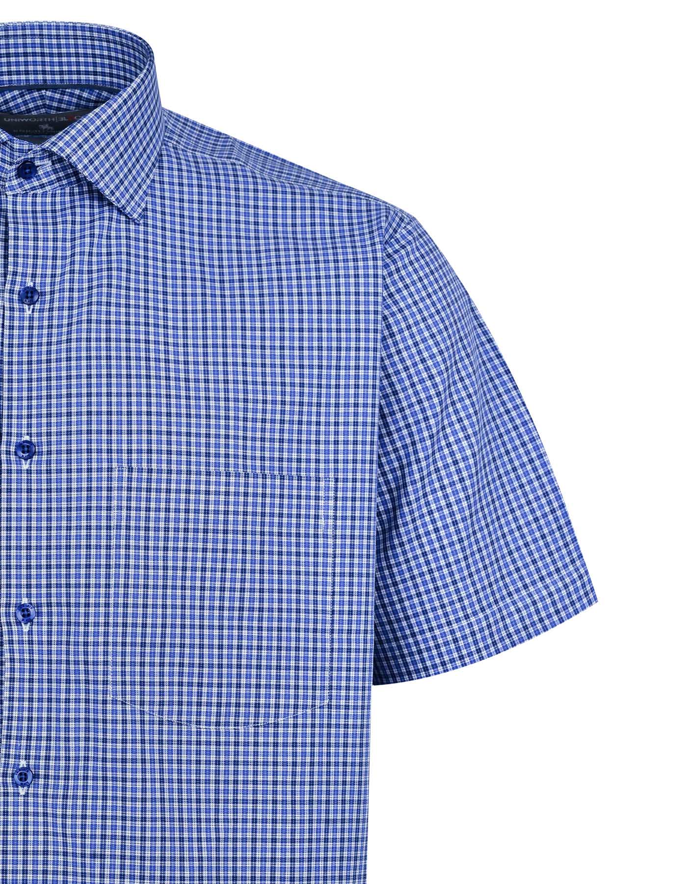 Check Navy Classic Fit Shirt FS2950RH-15.5