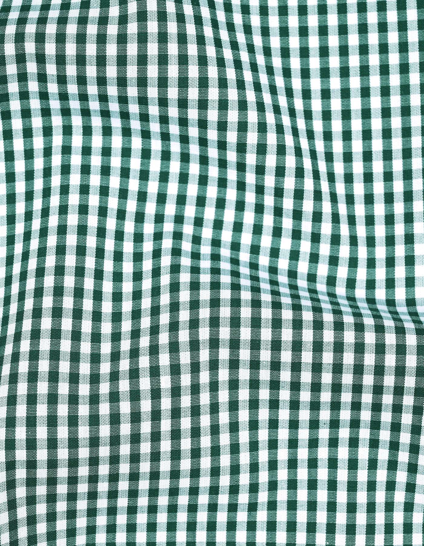 Check Green Tailored Smart Fit Shirt FS2953SF-16