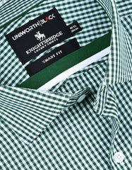 Check Green Tailored Smart Fit Shirt FS2953SF-15