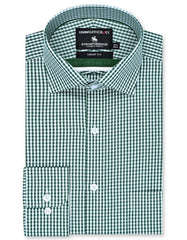 Check Green Tailored Smart Fit Shirt FS2953SF-14.5
