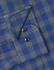 Check Navy Classic Fit Shirt FS2972RF-15.5