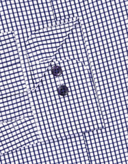 Check Navy Tailored Smart Fit Shirt FS2987SF-15.5