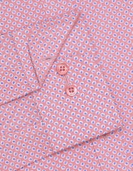 Printed Pink/Sky Tailored Smart Fit Shirt FS635-2SF-15.5