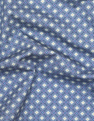Printed Grey Tailored Smart Fit Shirt FS808-1SF-16
