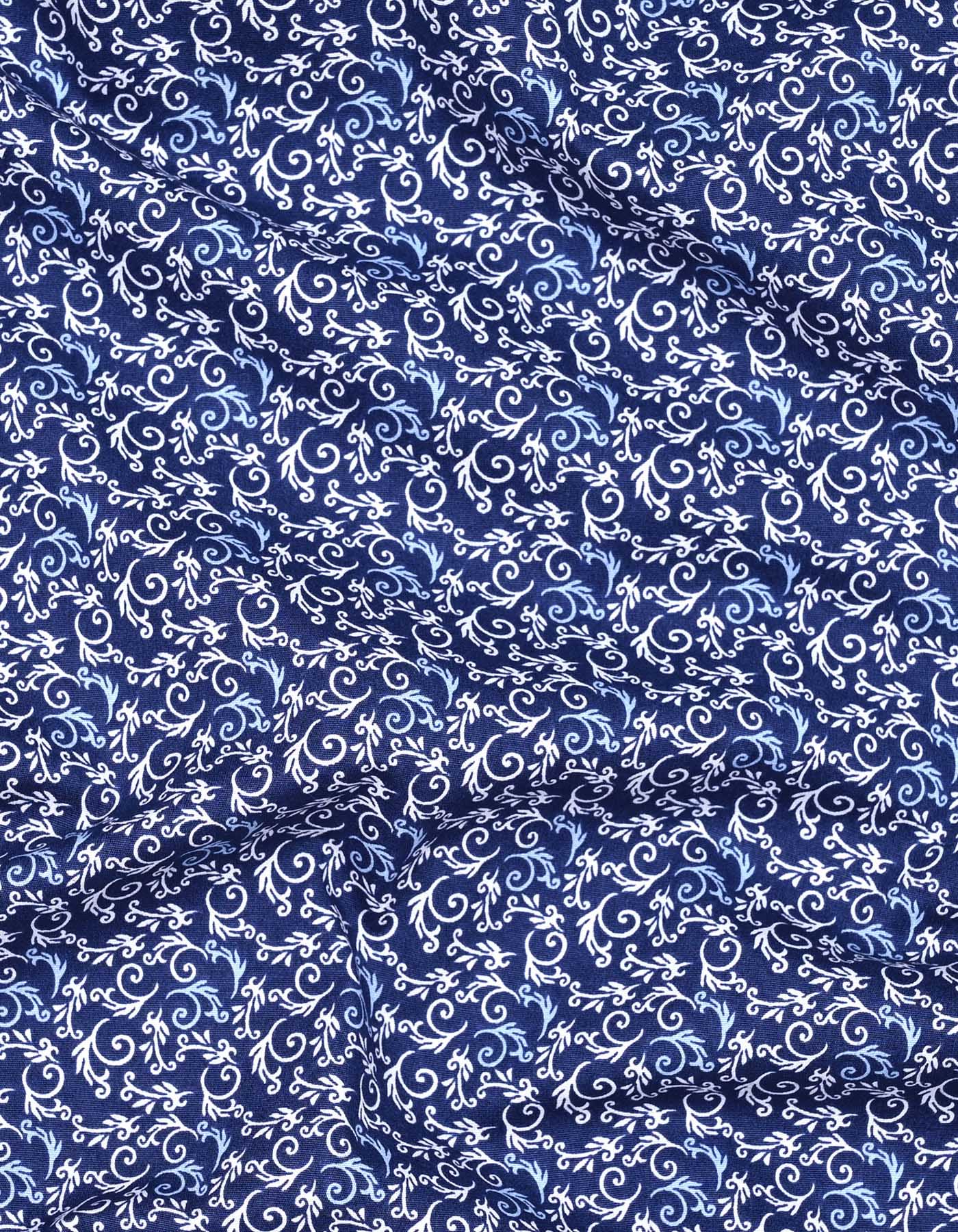 Printed Navy Smart Fit Shirt FS818SH-16