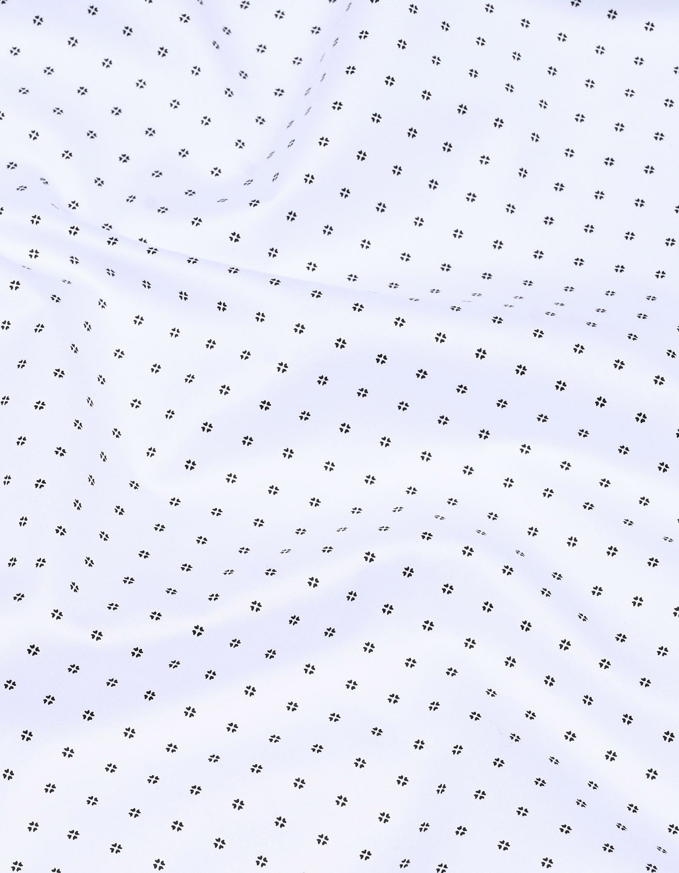 Printed White Tailored Smart Fit Shirt FS845SF-16