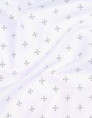 Printed White Tailored Smart Fit Shirt FS846SF-16