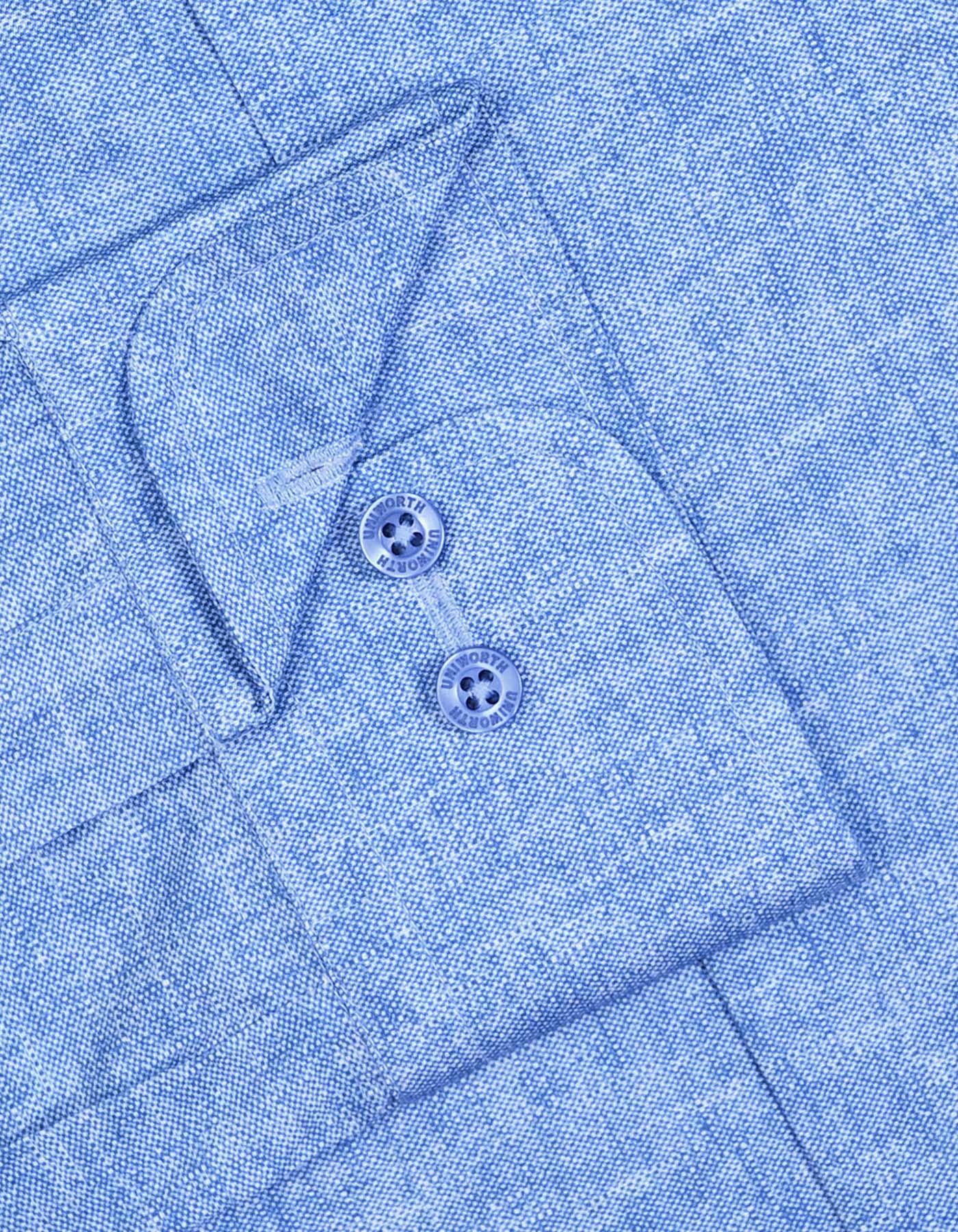 Printed M Blue Tailored Smart Fit Shirt FS861-1SF-15.5