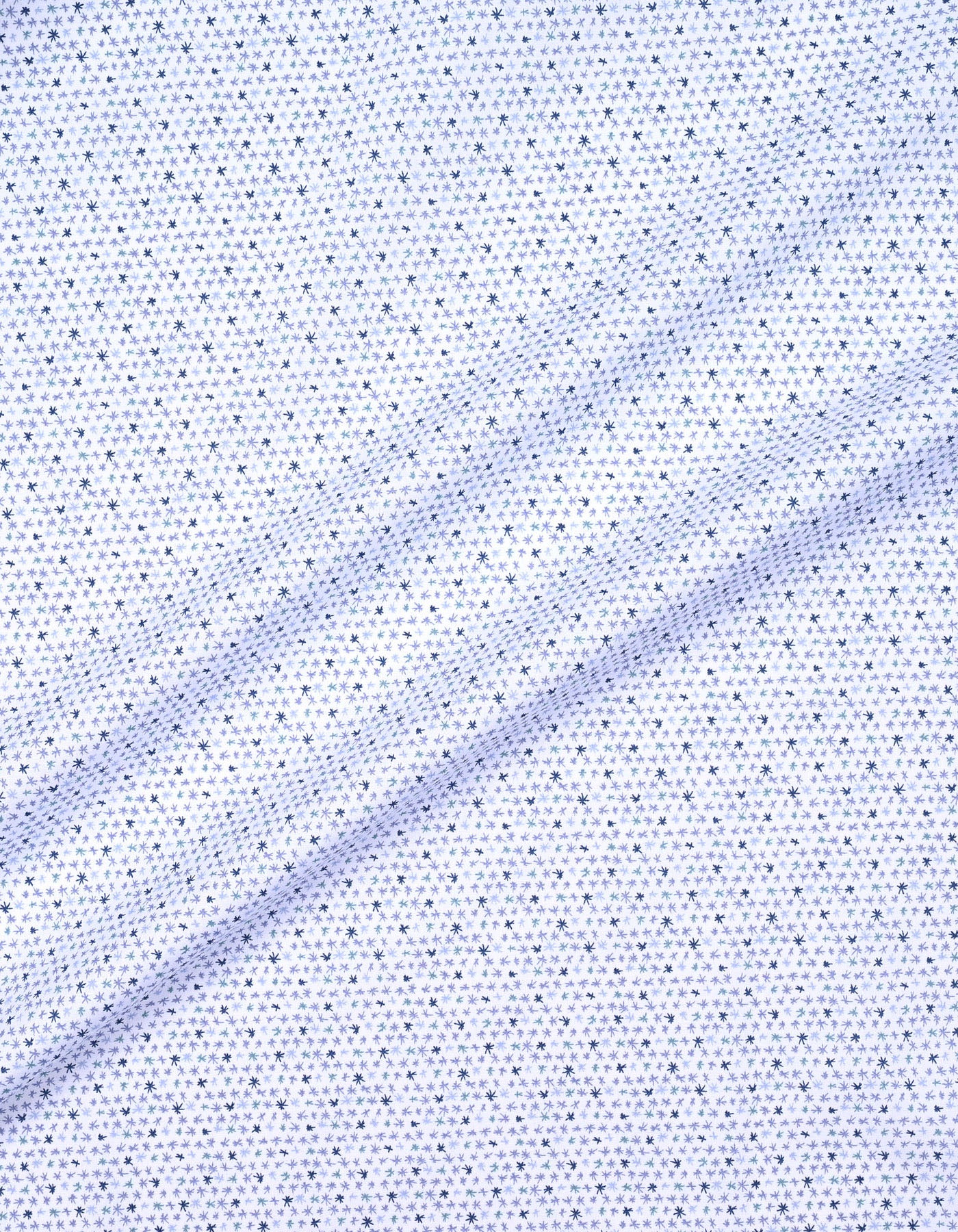 Printed Grey Tailored Smart Fit Shirt FS864SH-16