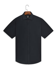 Formal Shirt Knit Black 15? FSK06SH Uni Black FSK06SH-15.5