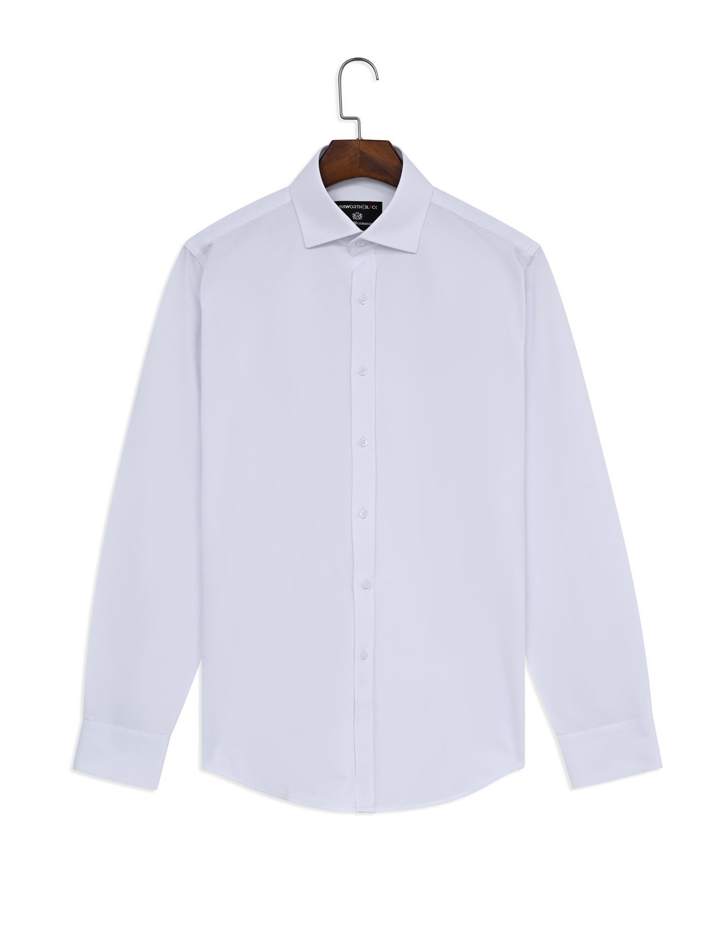 Formal Shirt Knit White 15? FSK09SF Uni Black FSK09SF-15.5