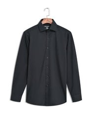 Plain Black Classic Fit Shirt FSK14RF-15.5